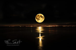 Moon Over Monterey Bay